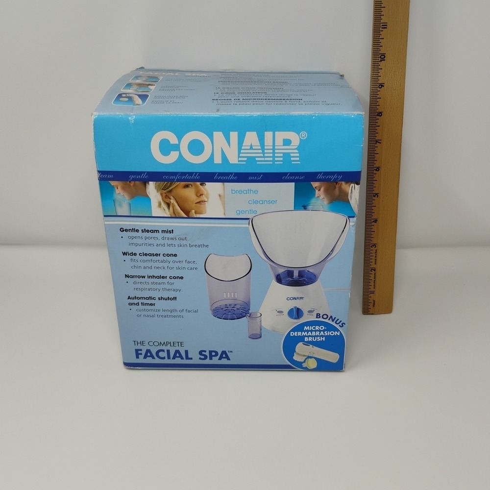 Conair Facial Spa Model FS4RC Steam Mist‎ Pore Cleanser Microdermabrasion Brush - Picture 13 of 14